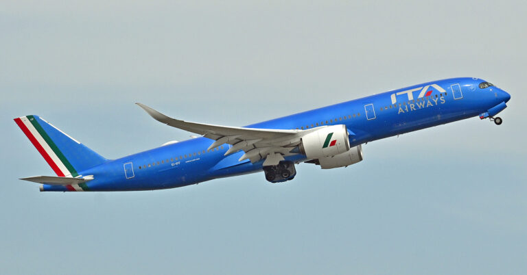 ITA Airways tendrá tres vuelos semanales entre Caracas y Roma a partir de marzo de 2027